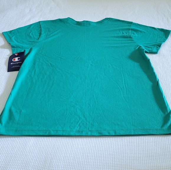 Champion🏆 Jade Green💚 Logo Tee👕 -  NWT - Picture 12 of 13